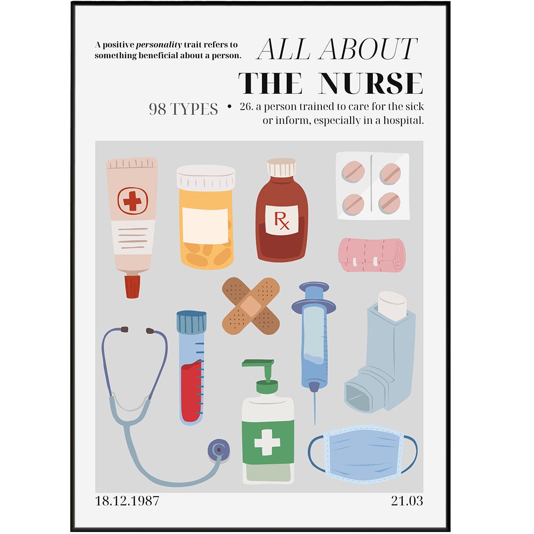 The Nurse Personality Poster - 98types