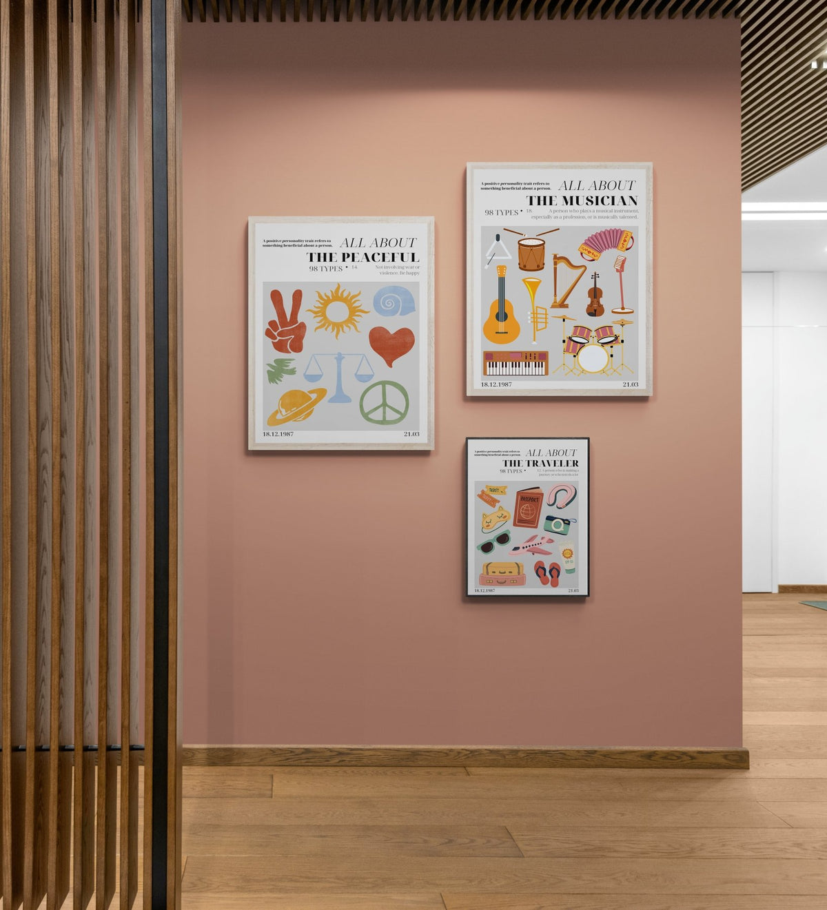 The Worker Personality Poster - 98types
