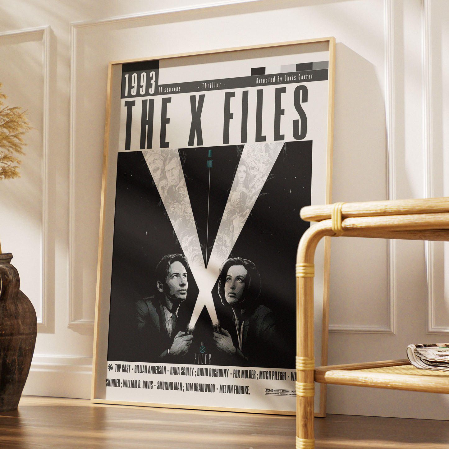 The X-Files TV Show Poster | Minimalist Wall Art Print UK