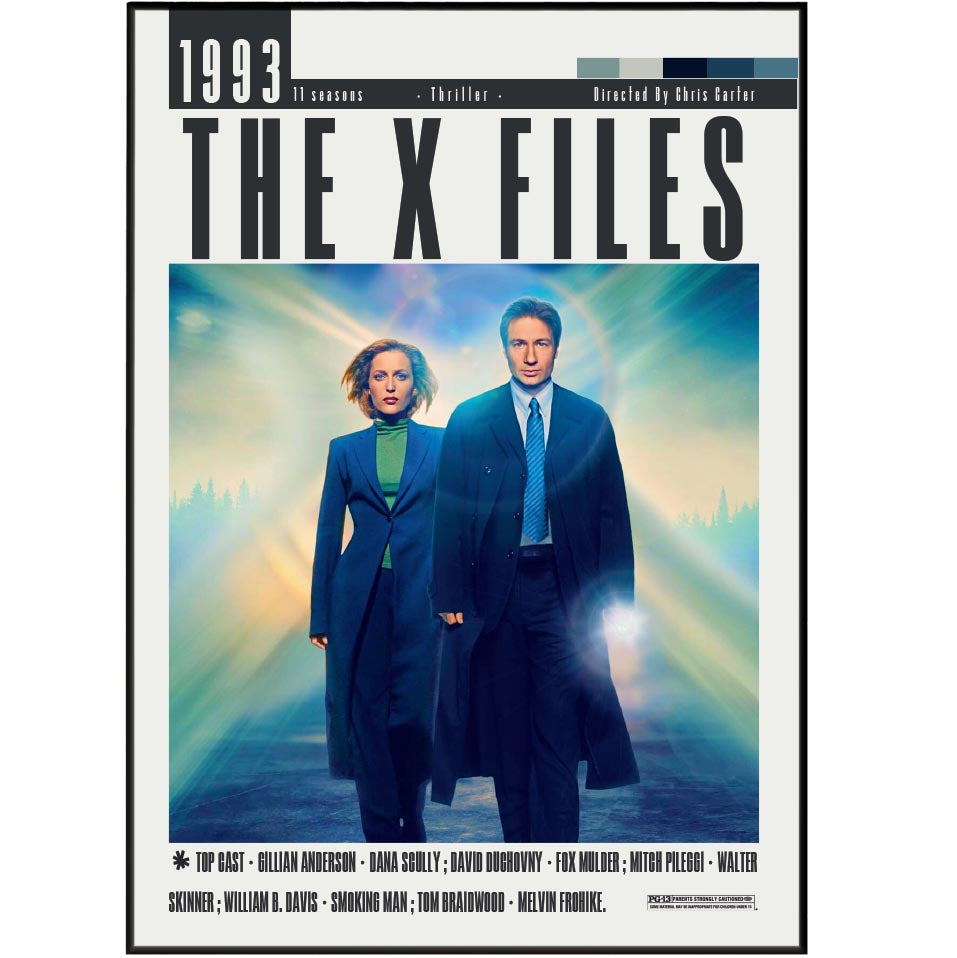 The X-Files TV Show movie poster – design 3 – 98types