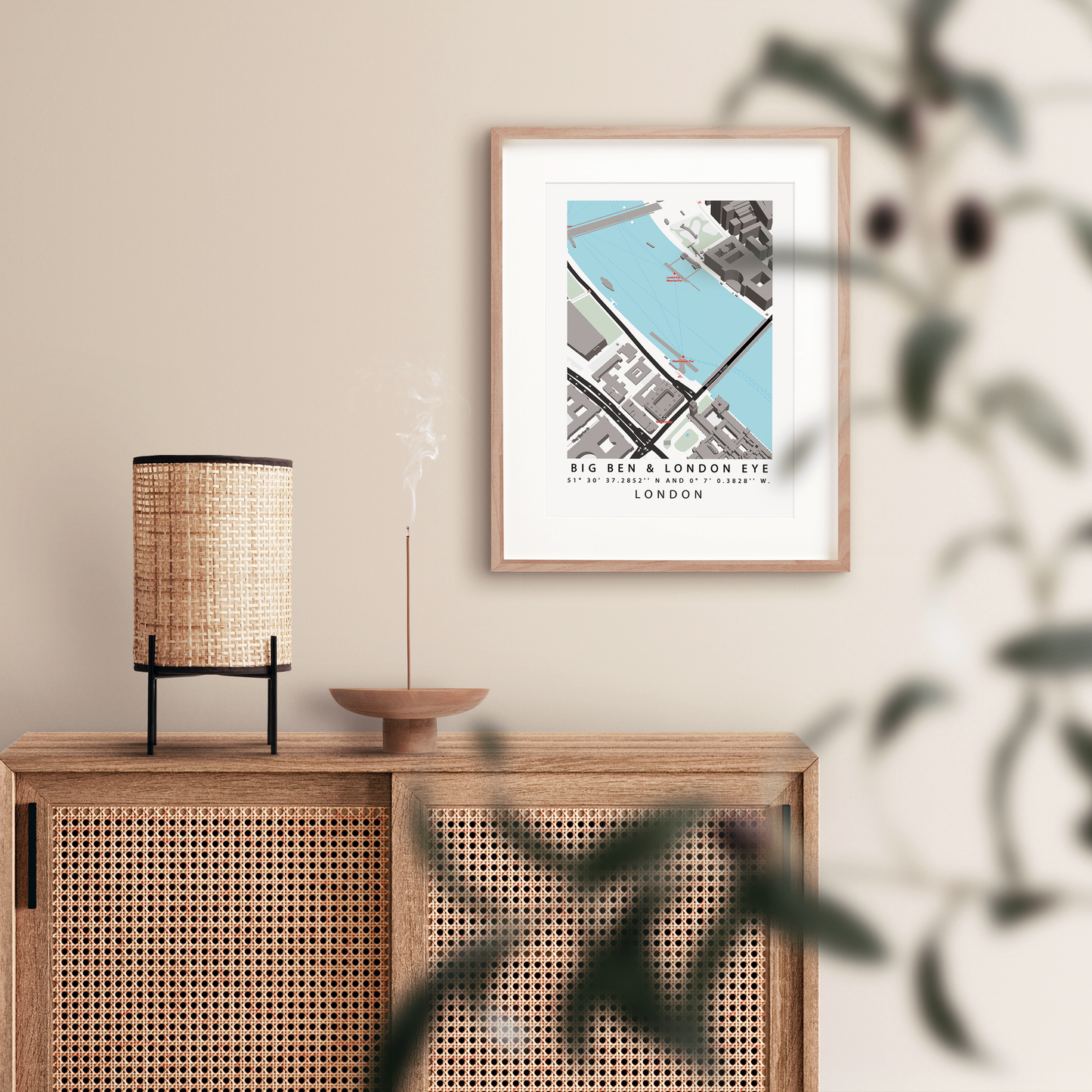 Big Ben & London Eye Maps - 98types