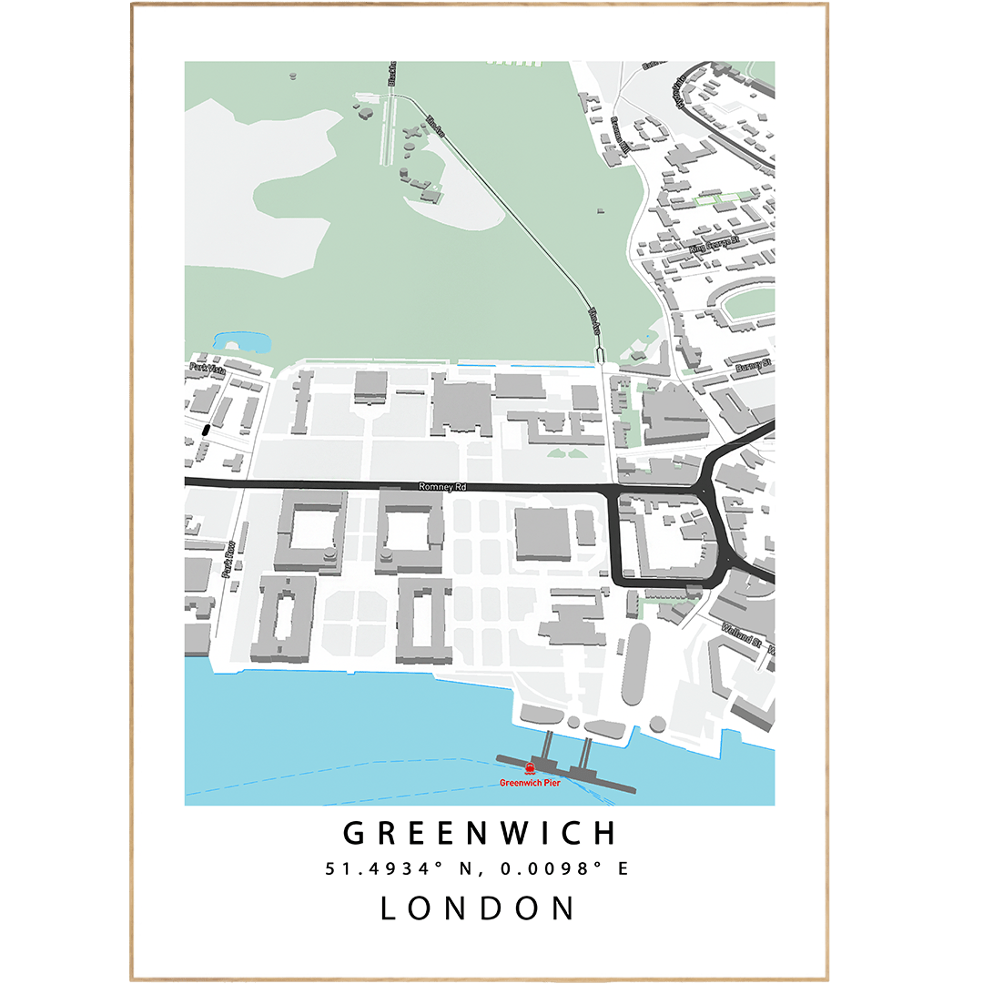 Greenwich London Maps - 98types
