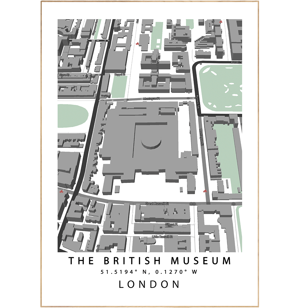The British Museum London Maps - 98types