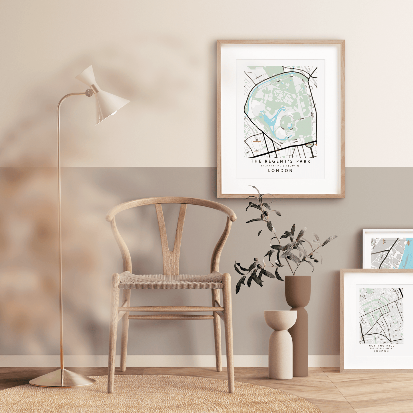 The Regent's Park London Maps - 98types