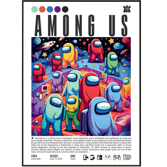 Among Us Video Games Posters - 98types