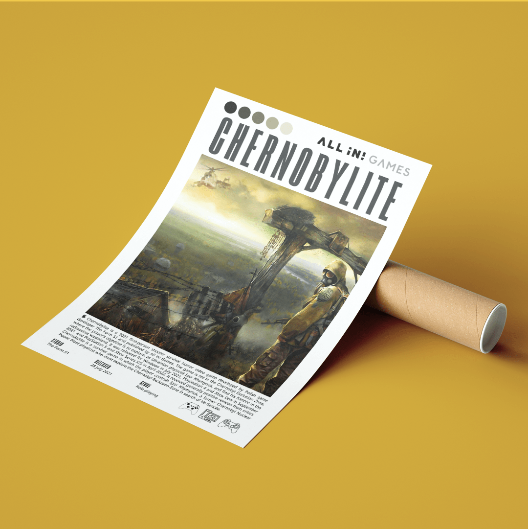 Chernobylite Games Prints - 98types