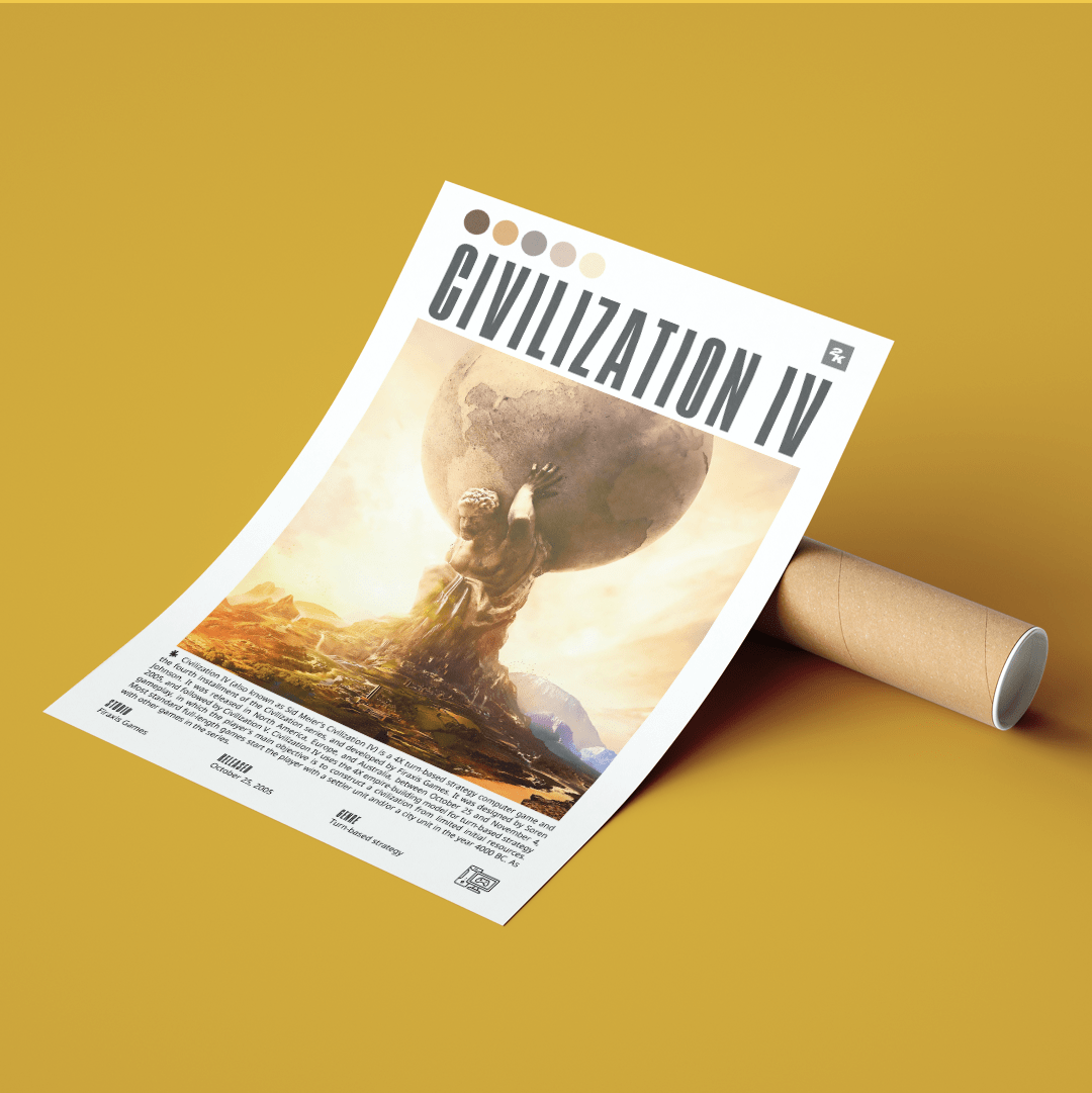 Civilization IV Games Prints - 98types