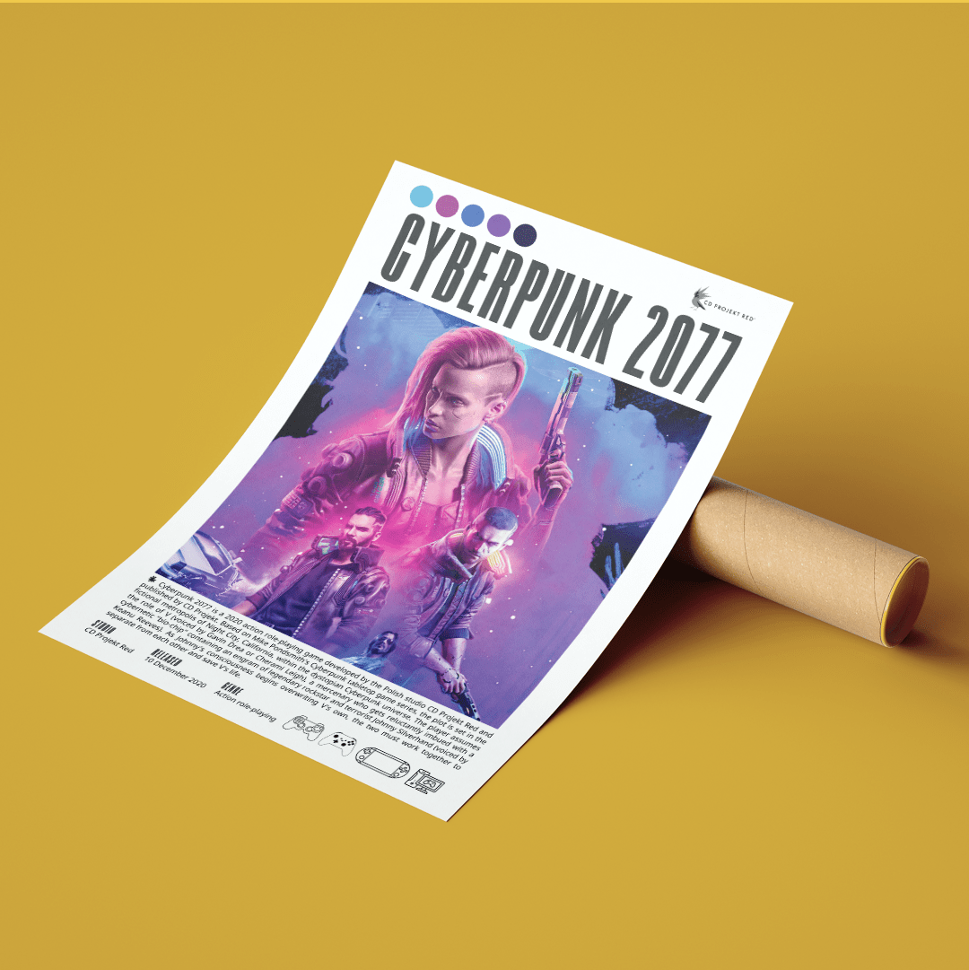 Cyberpunk 2077 Video Games Poster - 98typesVideo Games