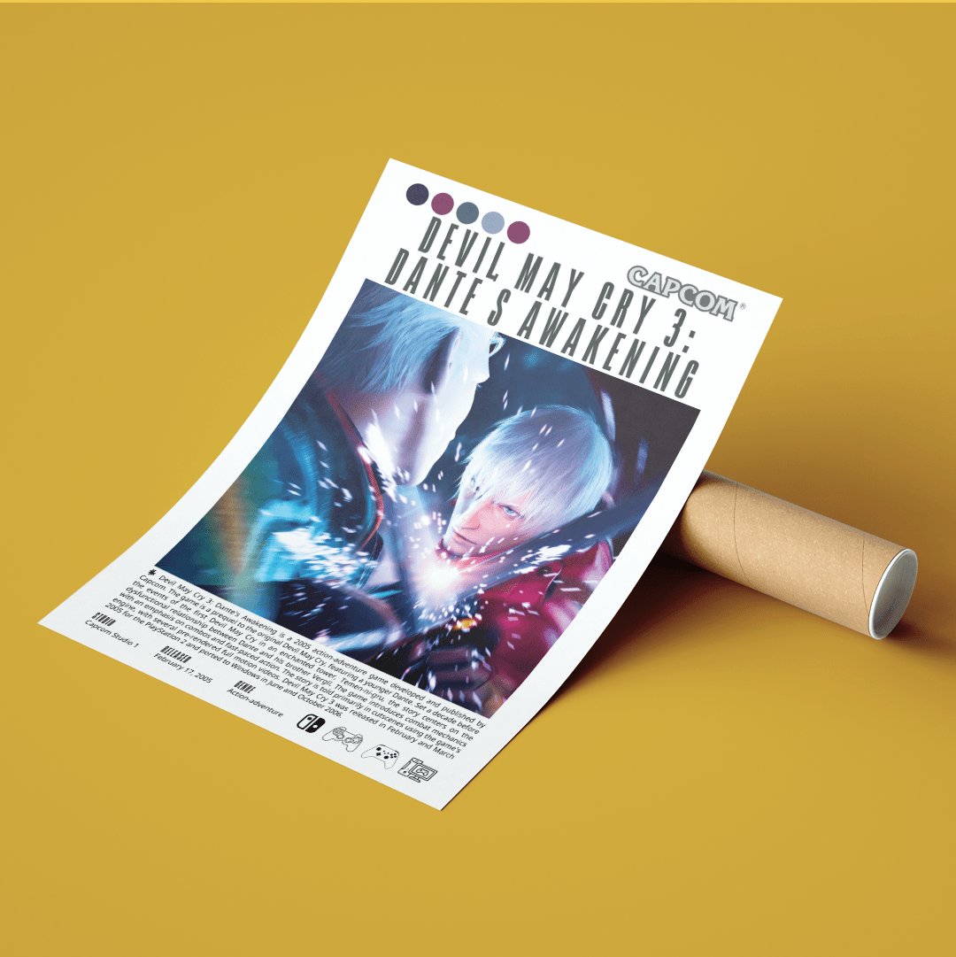 Devil May Cry 3 Dante's Awakening Games Prints - 98typesVideo Games