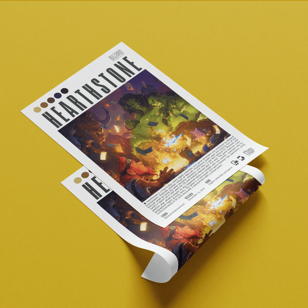 Hearthstone Games Prints - 98types