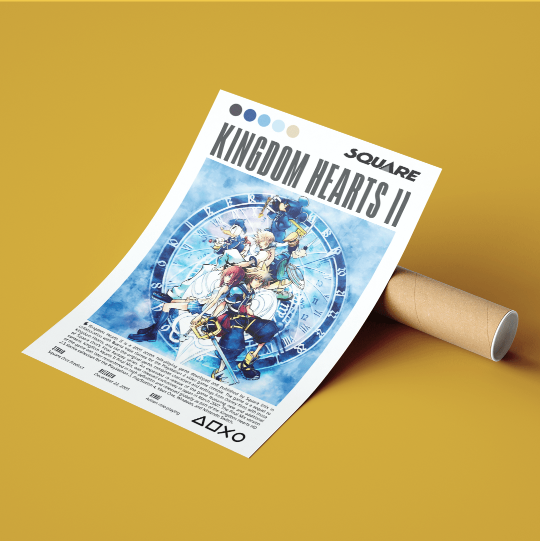 Kingdom Hearts II Games Prints - 98types