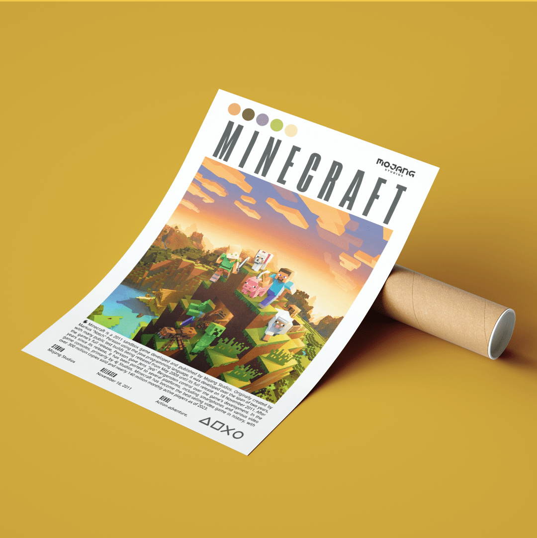 Minecraft Video Games Prints - 98types