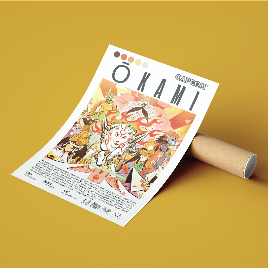 Ōkami Video Games Prints - 98types