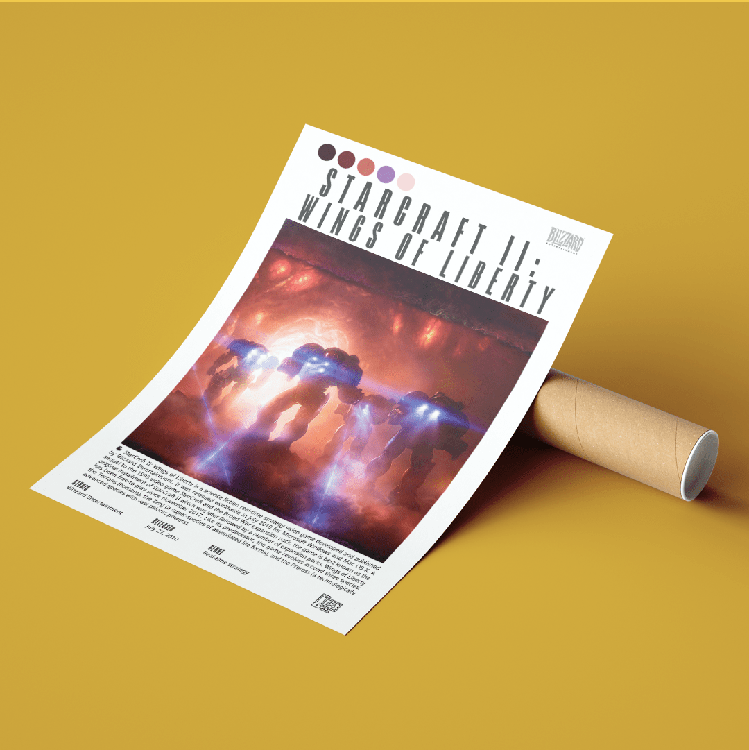 StarCraft II Wings of Liberty Video Games Prints - 98types