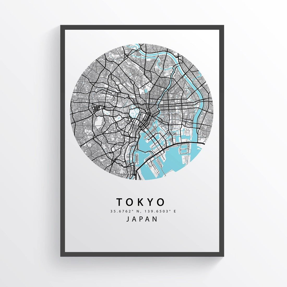 Tokyo City Map Print - 98types