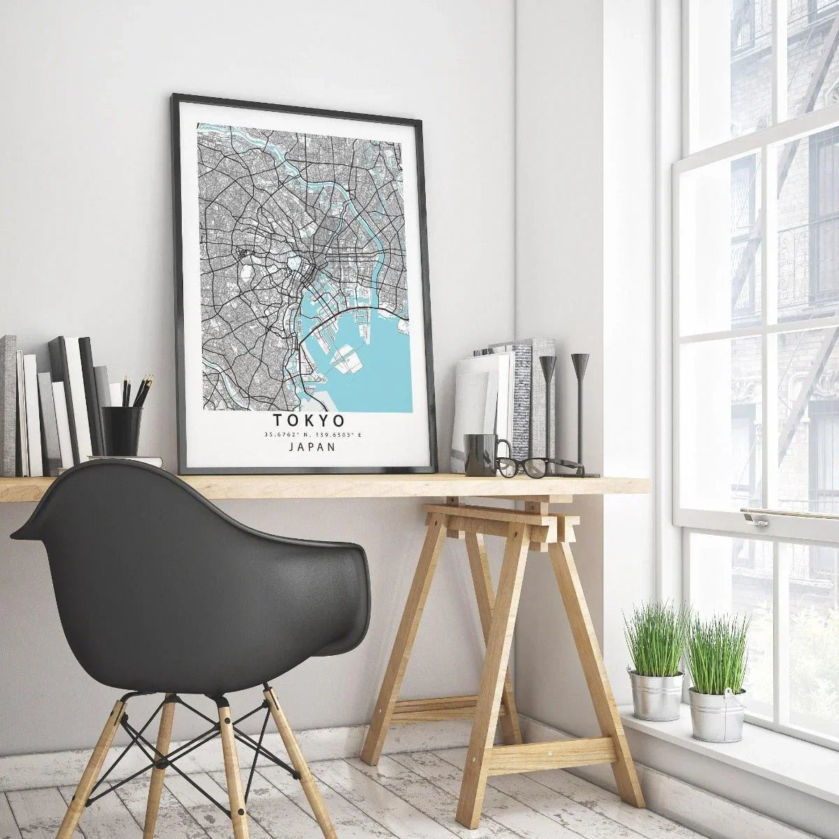 Tokyo City Map Print - 98types