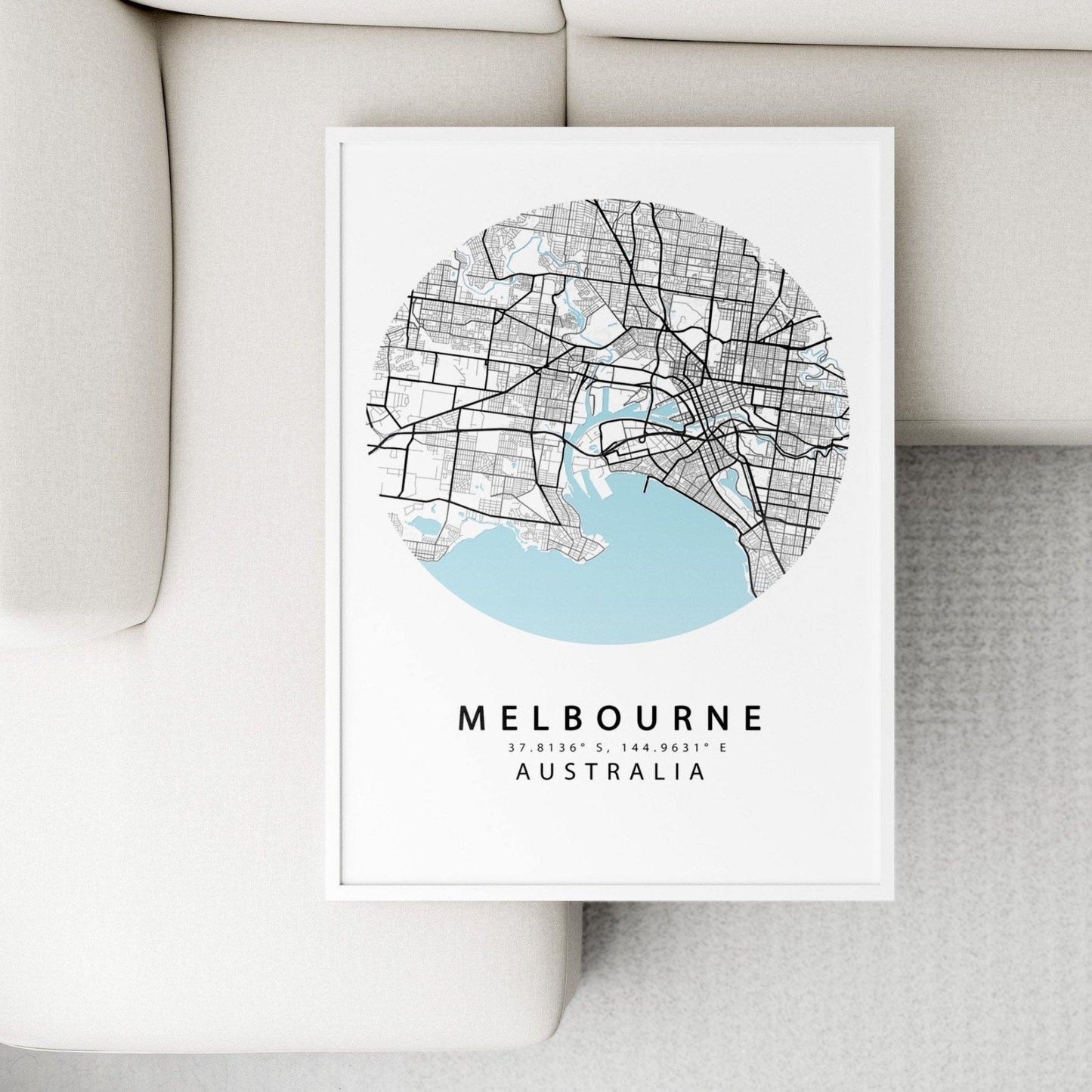 Melbourne City Map Prints - 98typesAustralia Maps