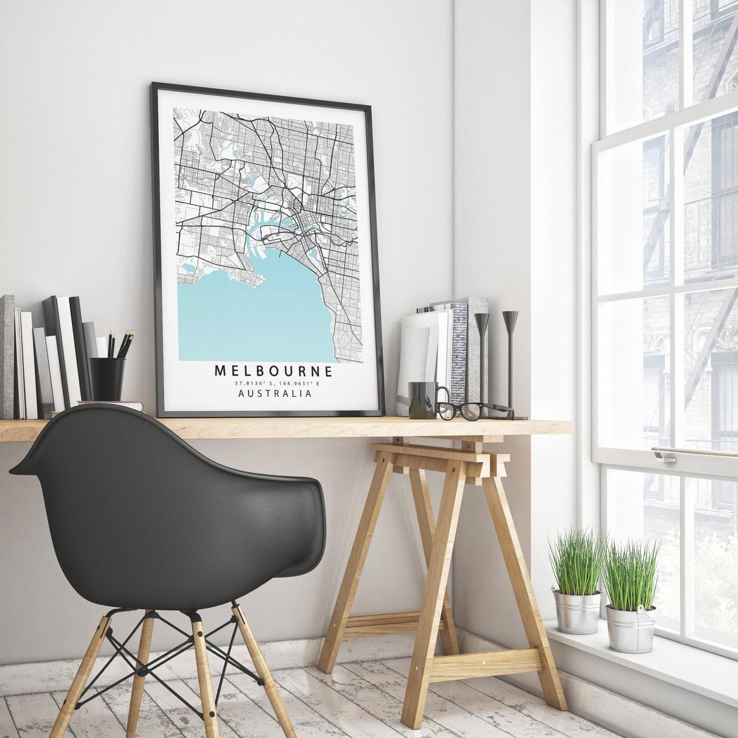 Melbourne City Map Prints - 98typesAustralia Maps