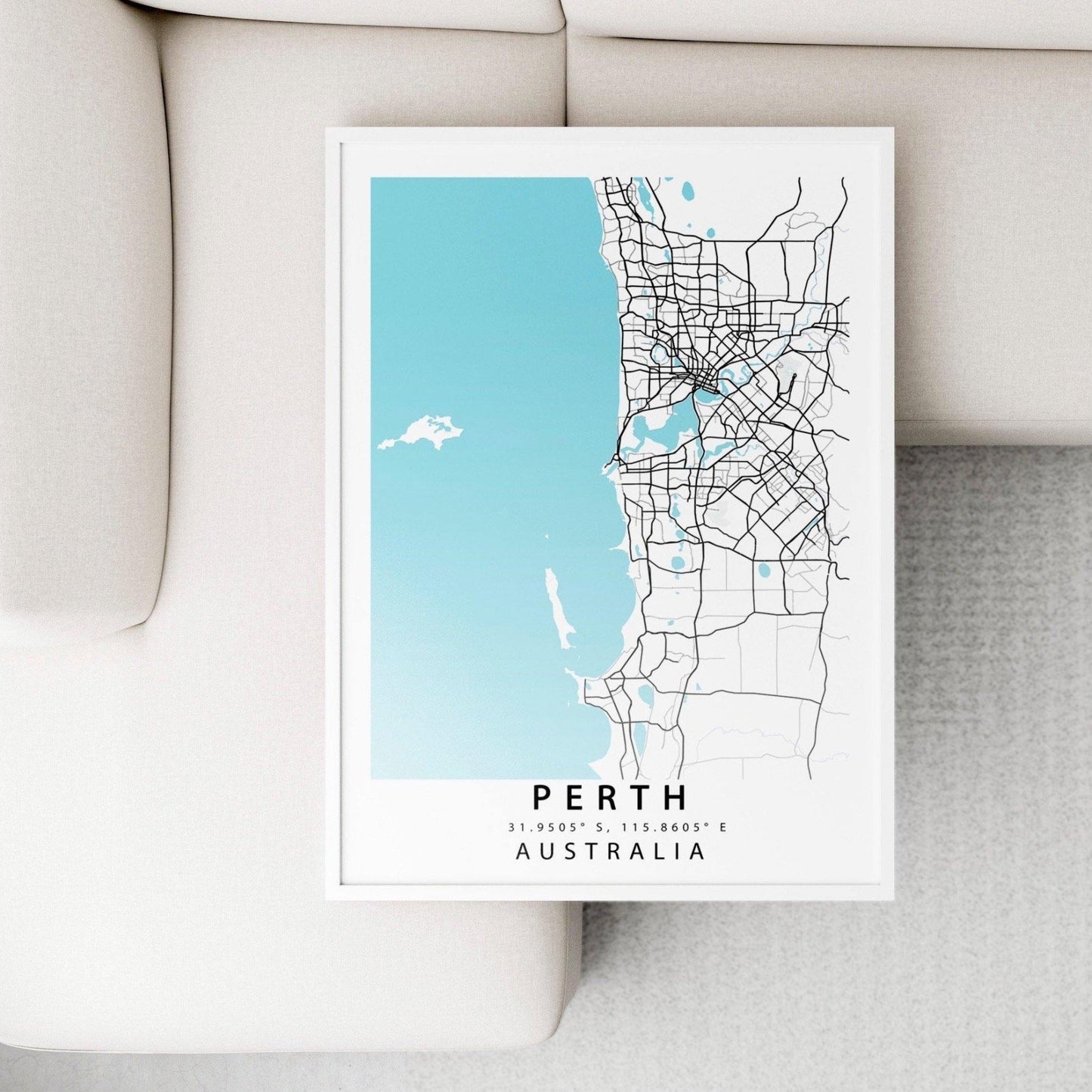 Perth Map City Street - 98typesAustralia Maps