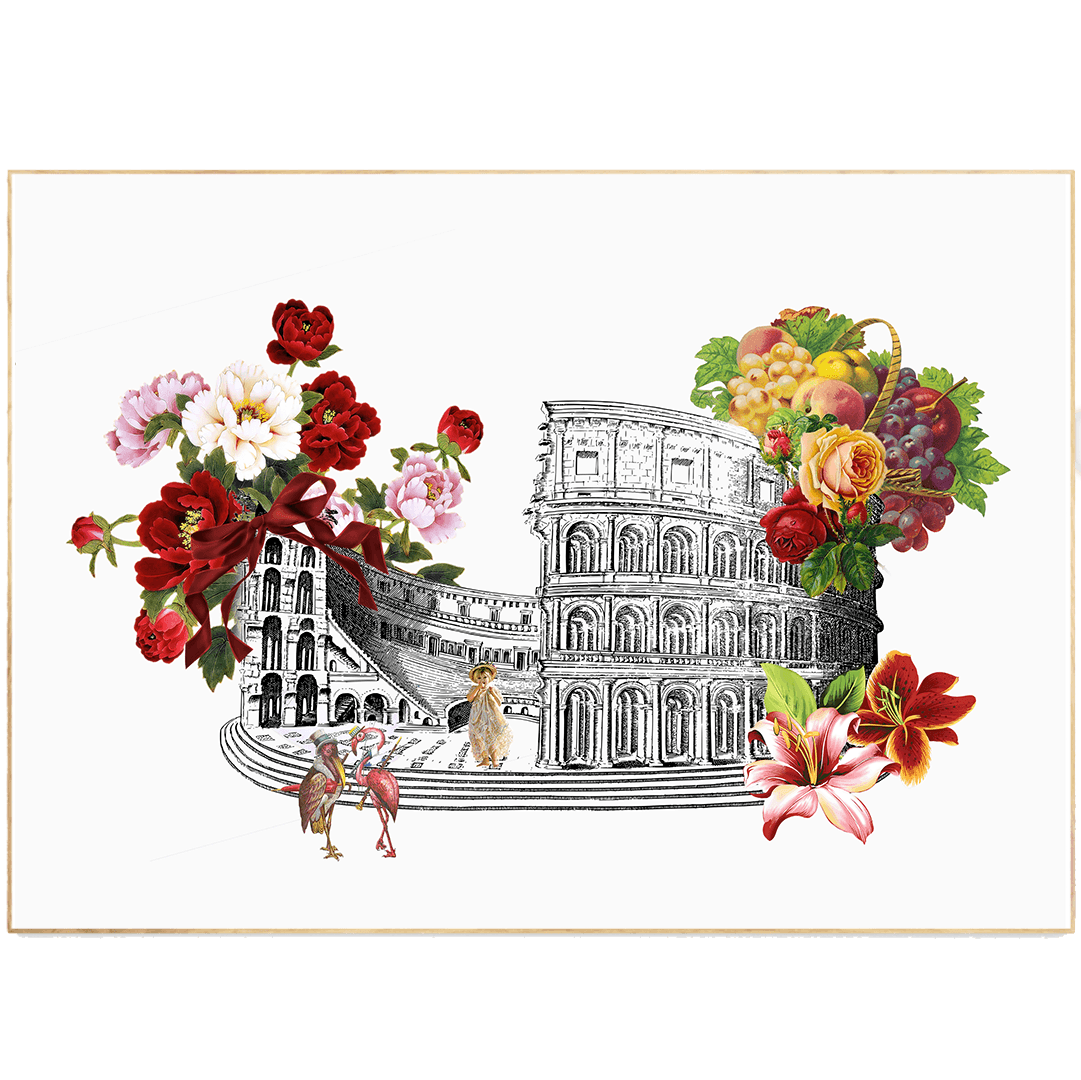 Coliseum Skeleton Anatomical Flowers - 98types