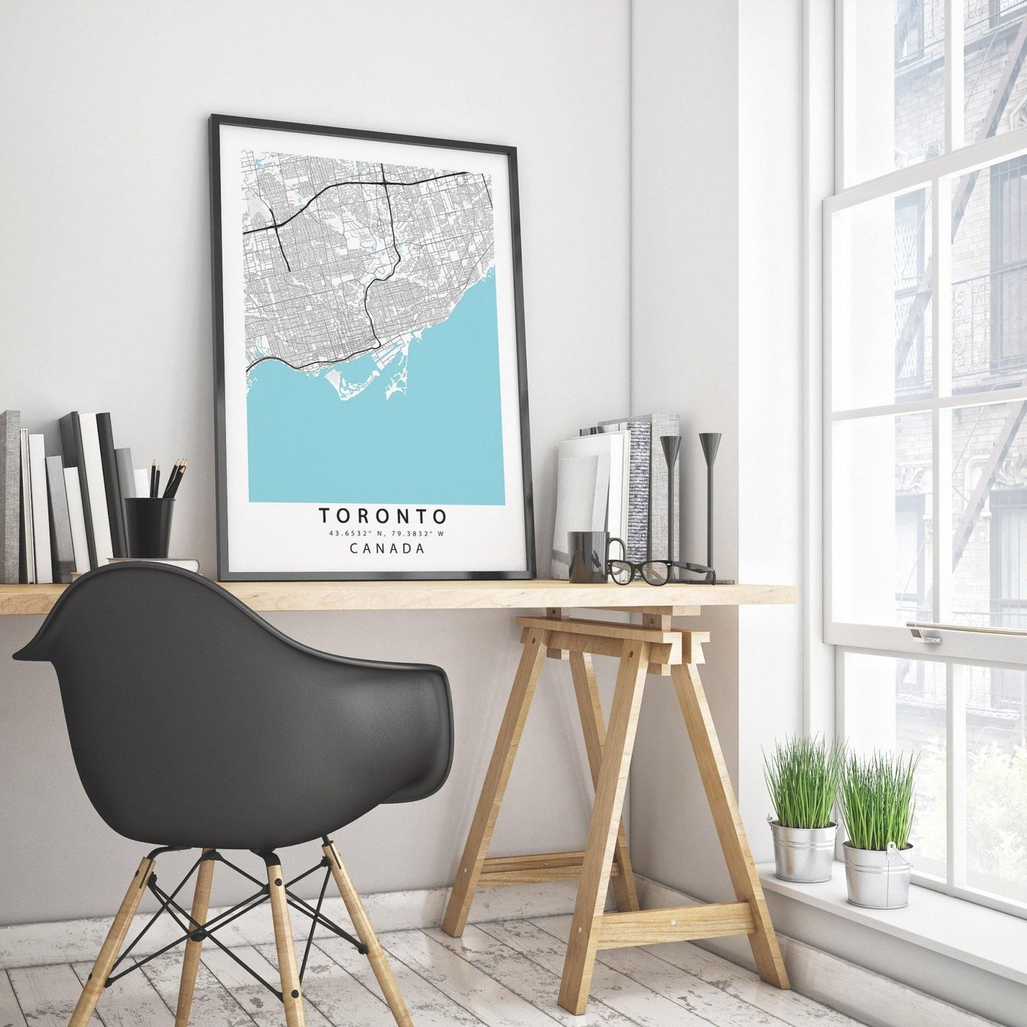 Toronto Ontario Map Print - 98types