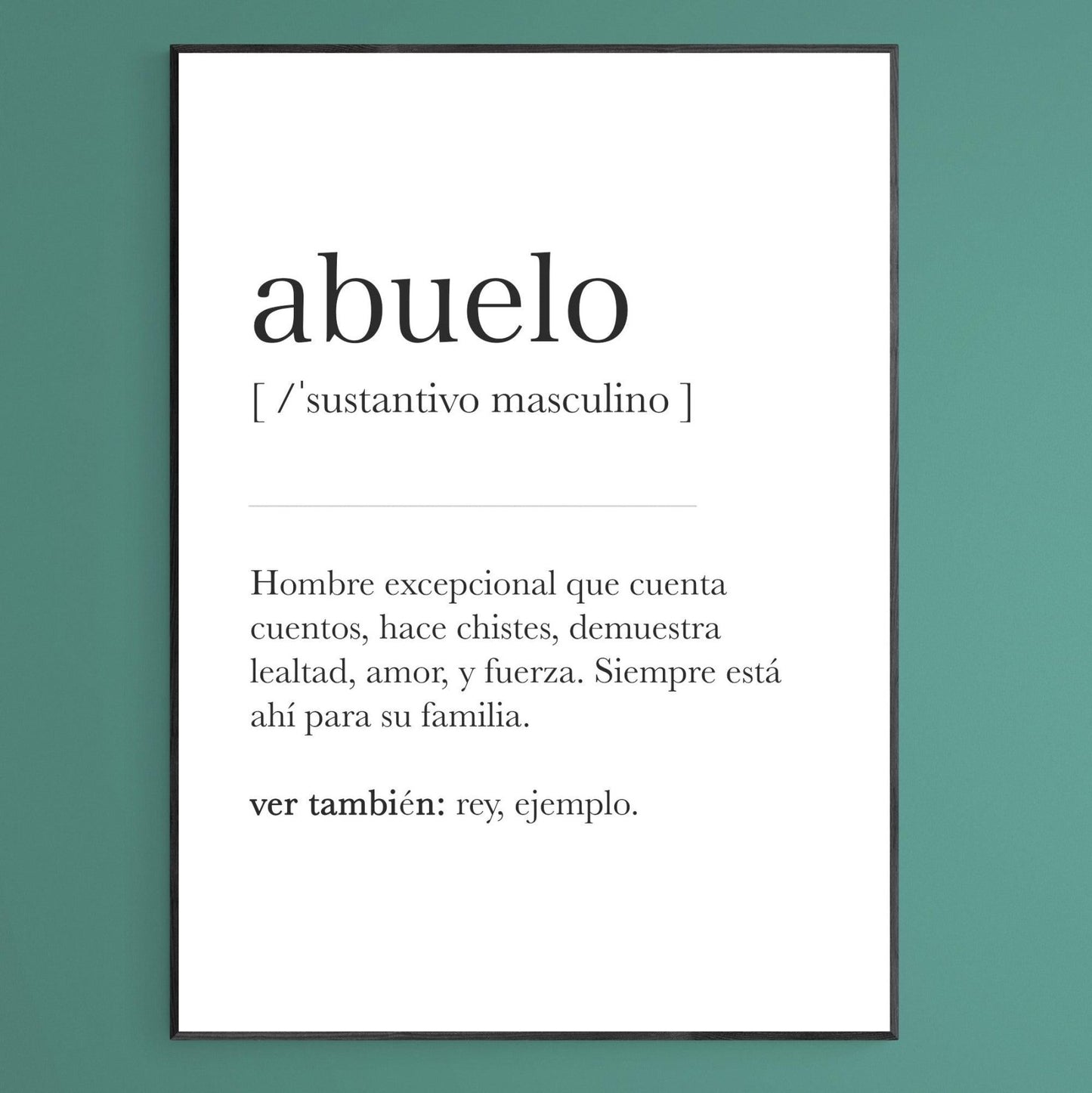 Abuelo Definition Print - 98typesDefinitions