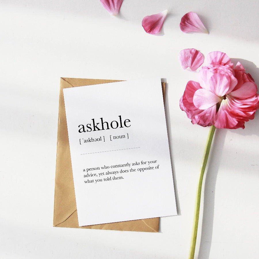 Askholde Definition Print - 98types