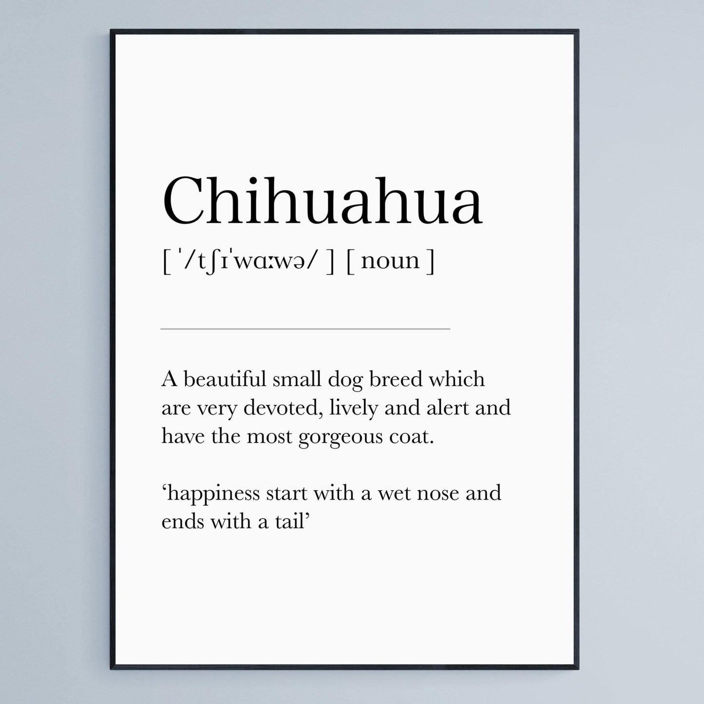 Chihuahua Definition Print - 98types