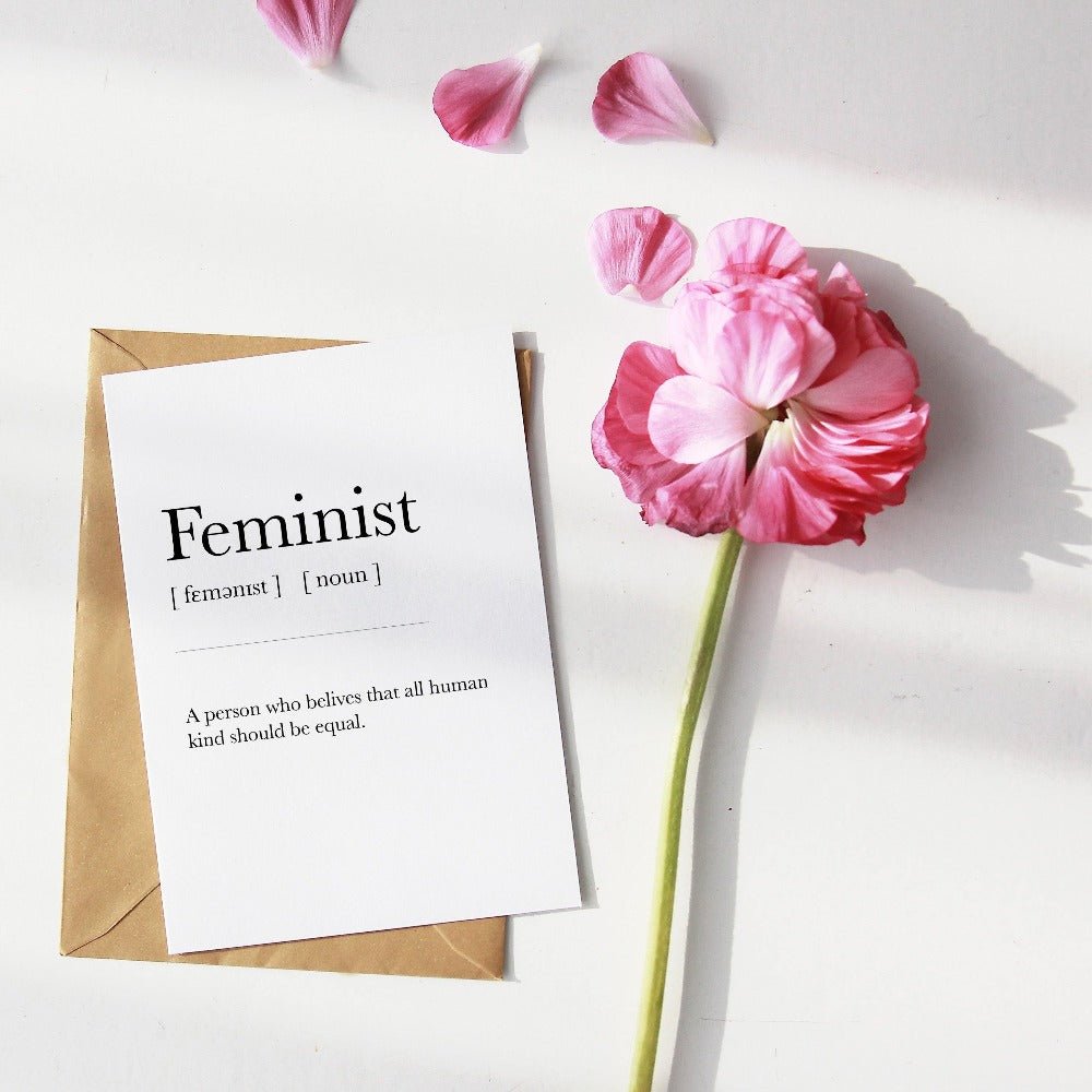 Feminist Definition Print - 98types