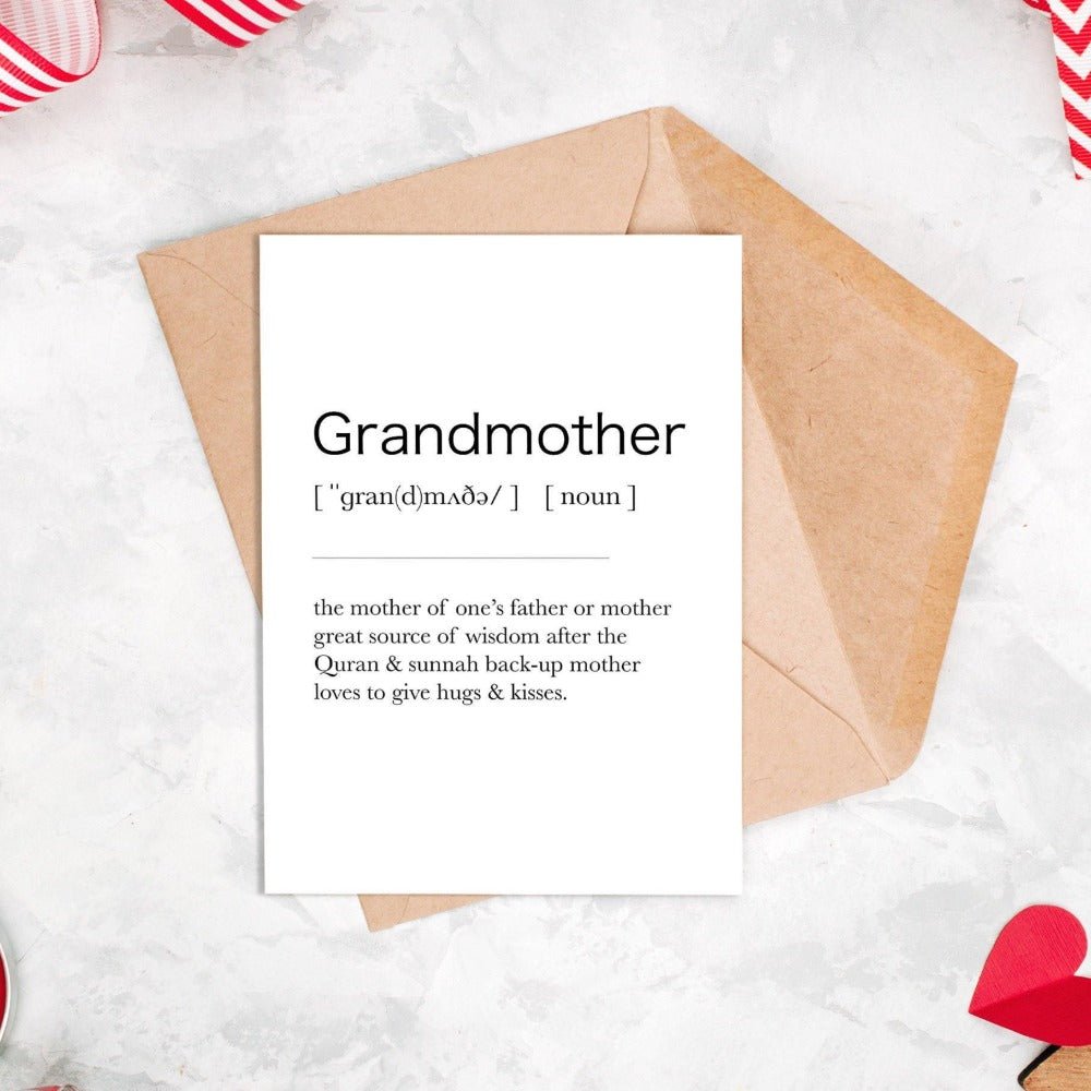 Grandmother Definition Print - 98types