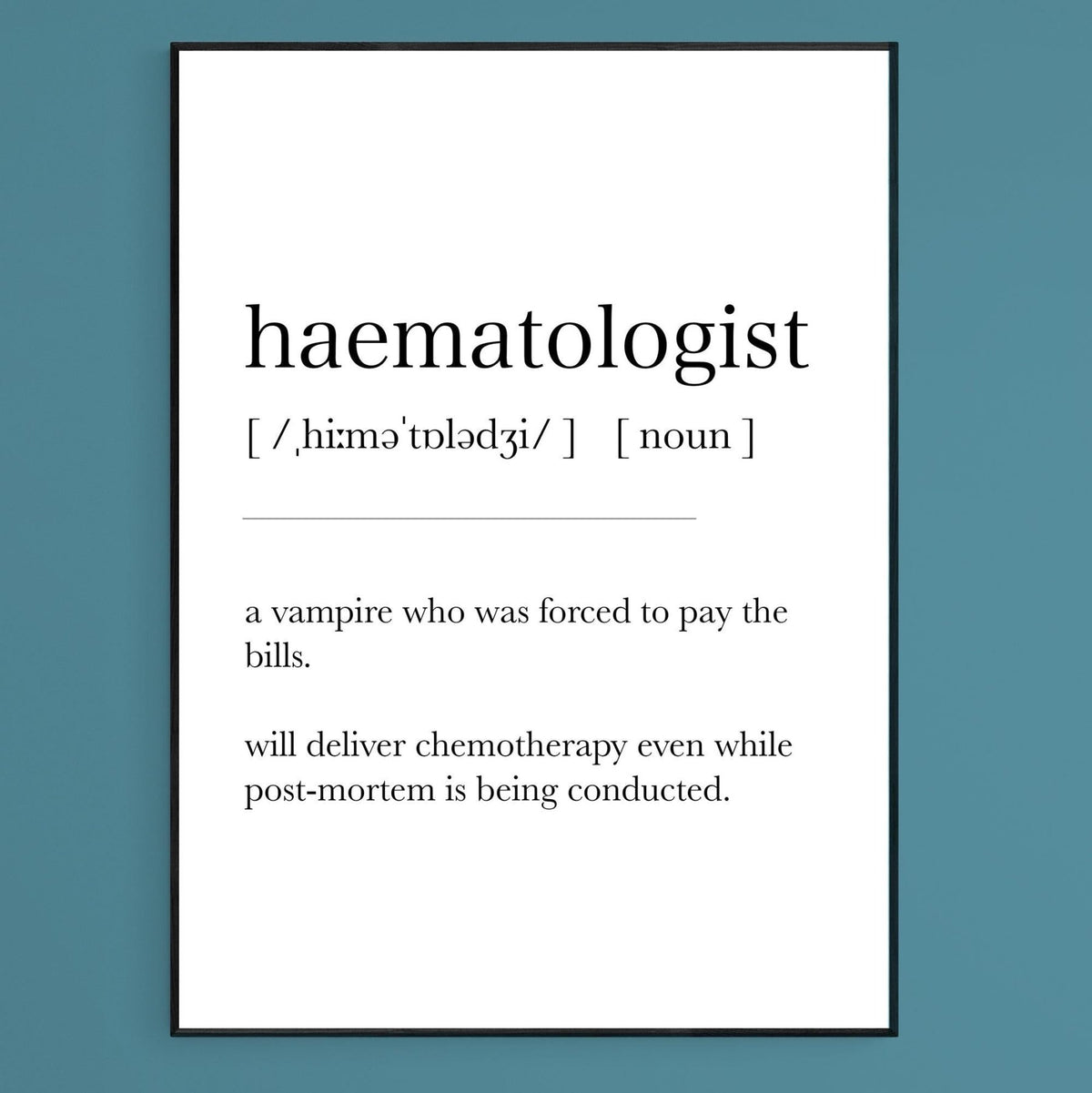 Hairstylist Definition Print - 98types
