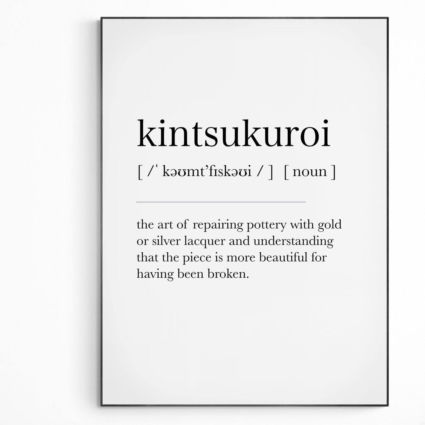 kintsukuroi Definition Print - 98typesDefinitions