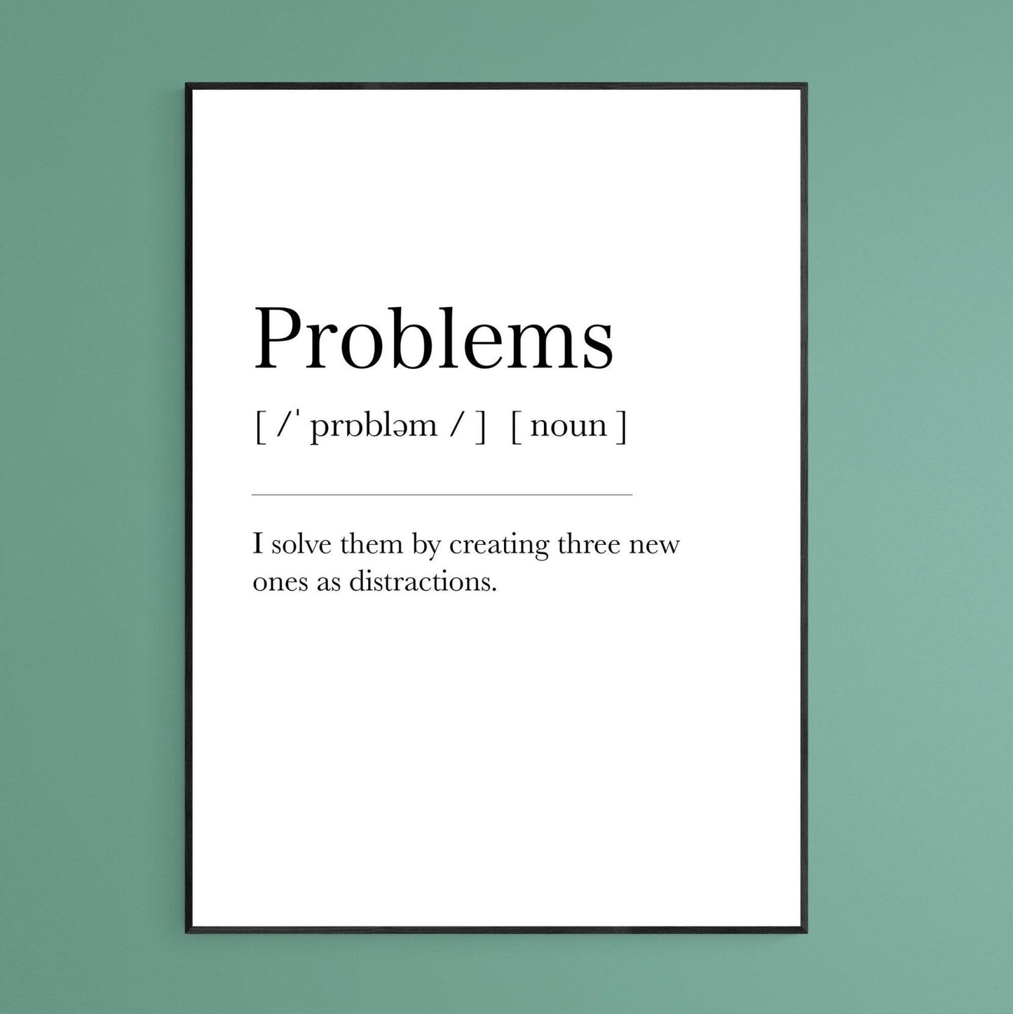 Problems Definition Print - 98types