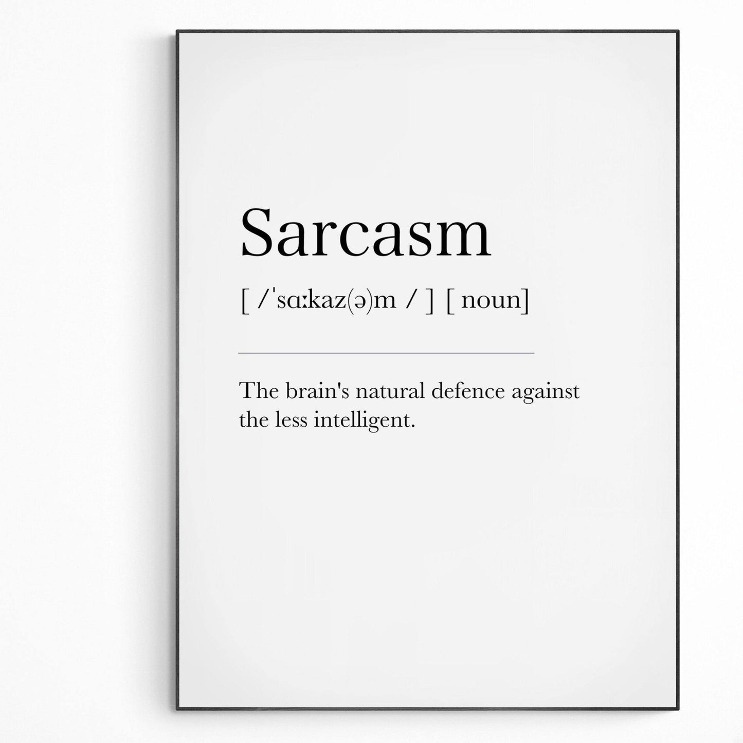 Sarcasm Definition Print - 98types