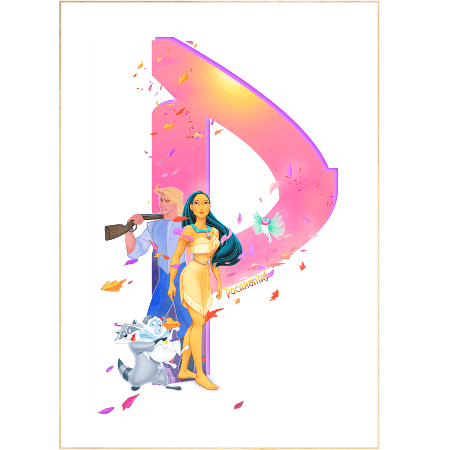 Pocahontas Disney Movie Print - 98typesDisney Alphabet