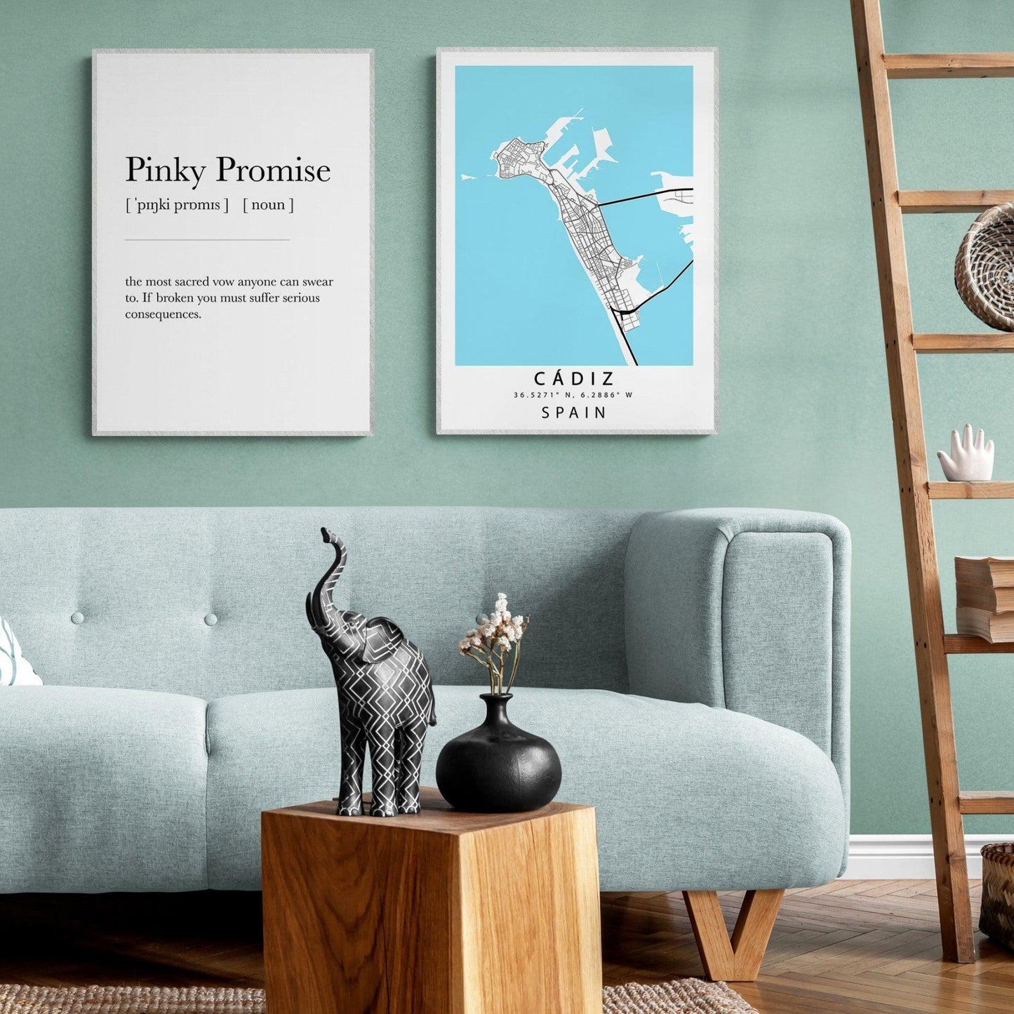 Cadiz Street Map Poster - 98types