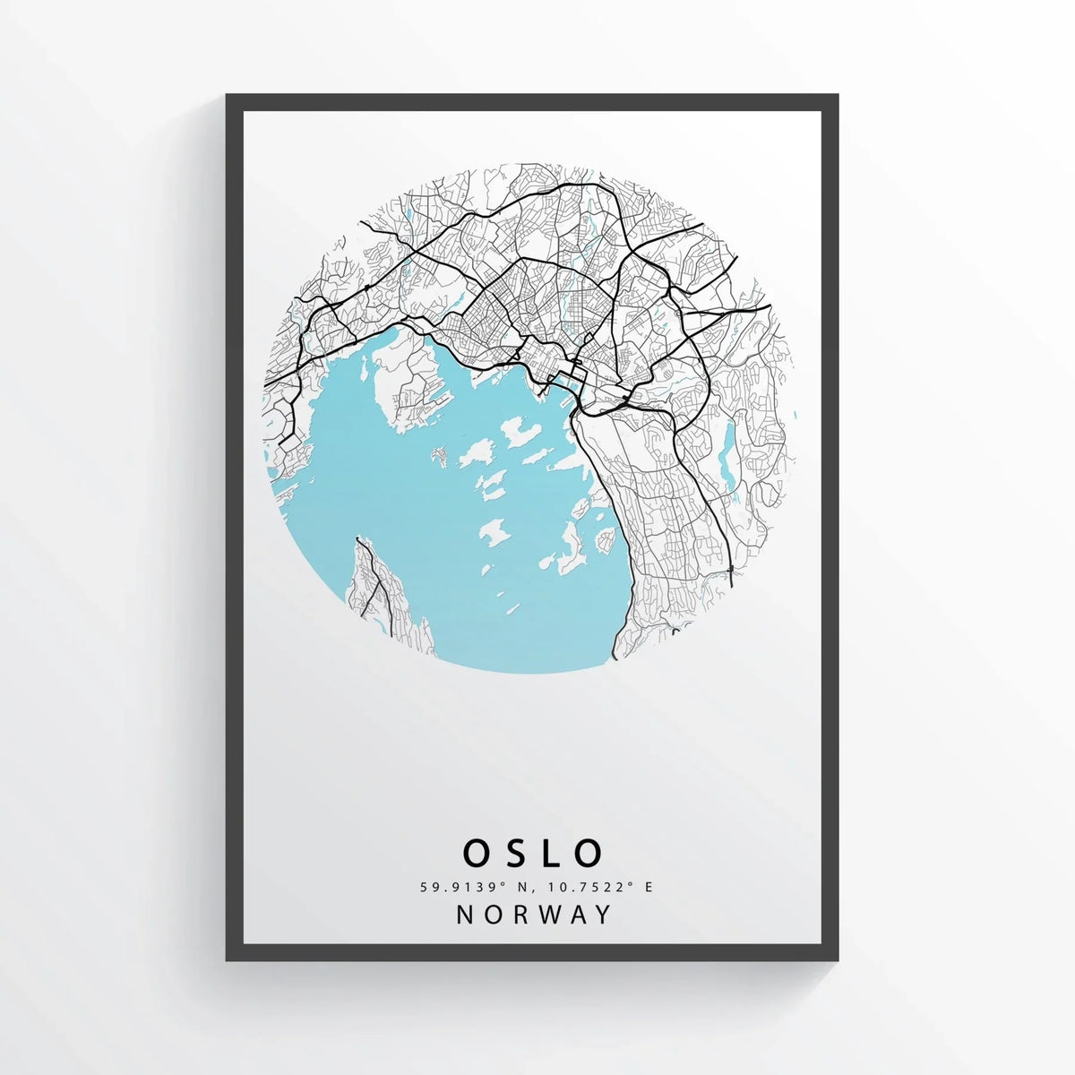 OSLO Italy Map Print - 98types