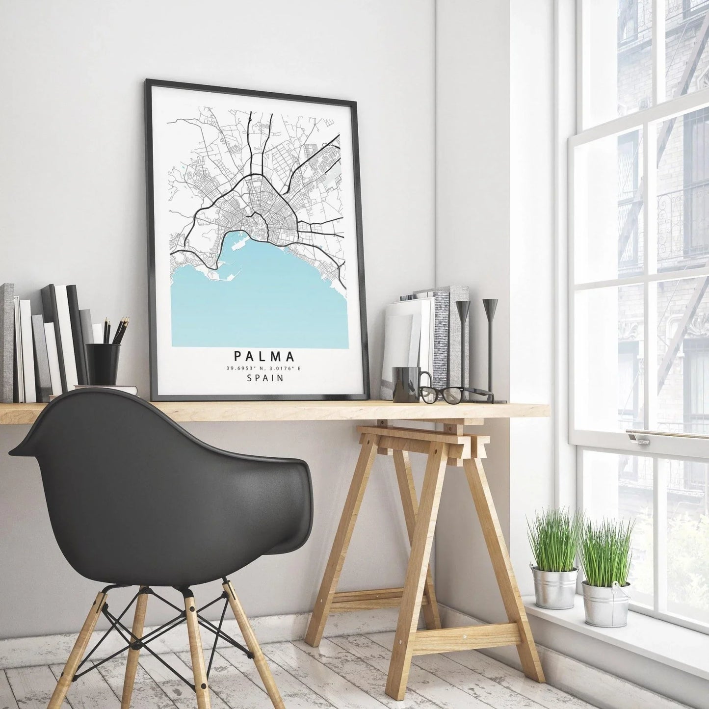 PALMA DE MALLORCA Map Print - 98types