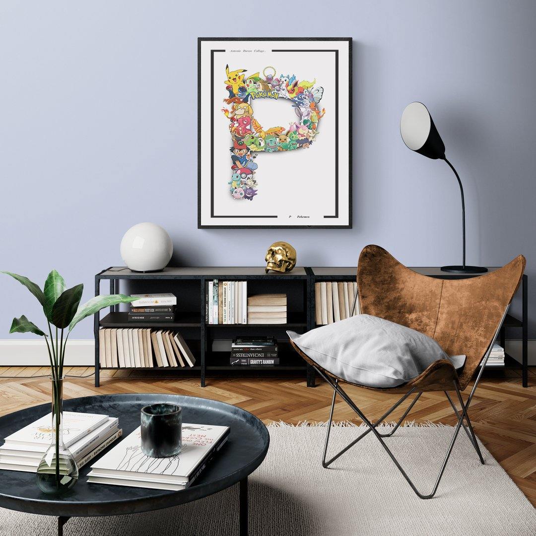 Pokemon Movie Poster - 98types