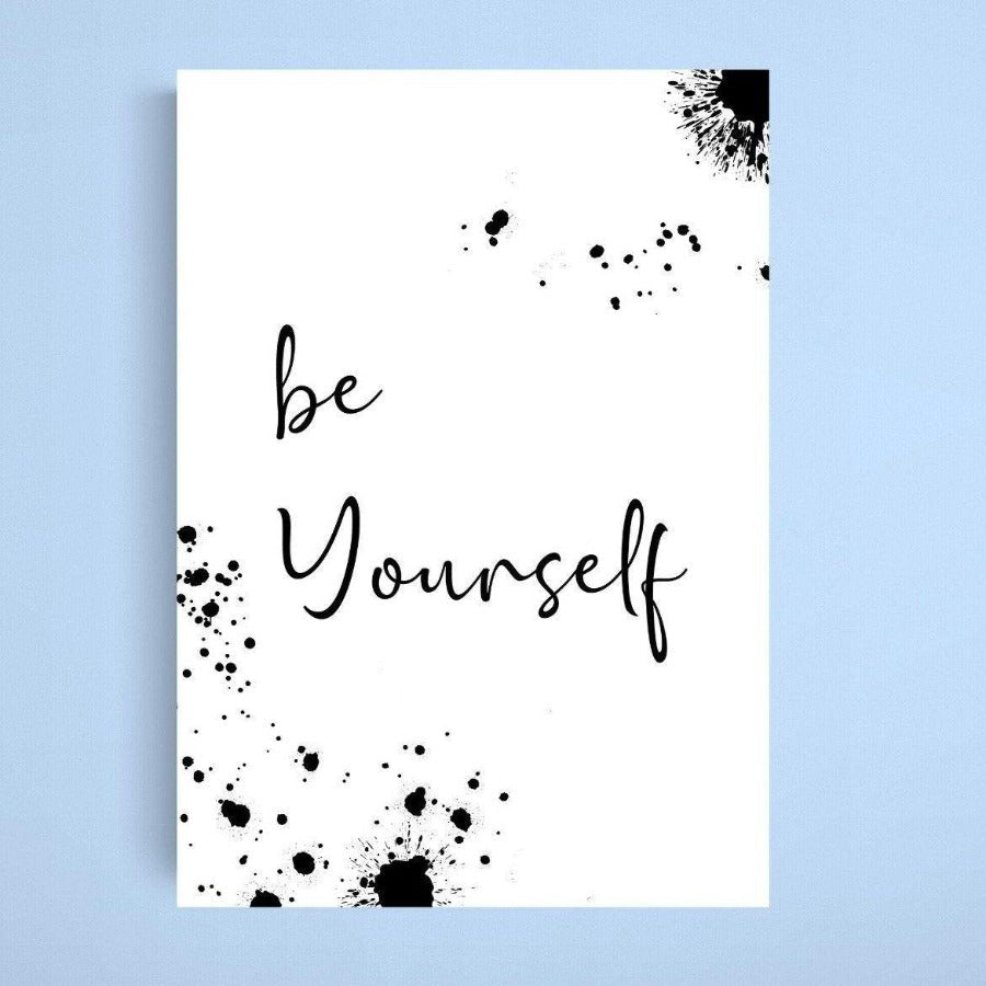 Be Yourself Gay Pride Print - 98typesFUNNY QUOTES