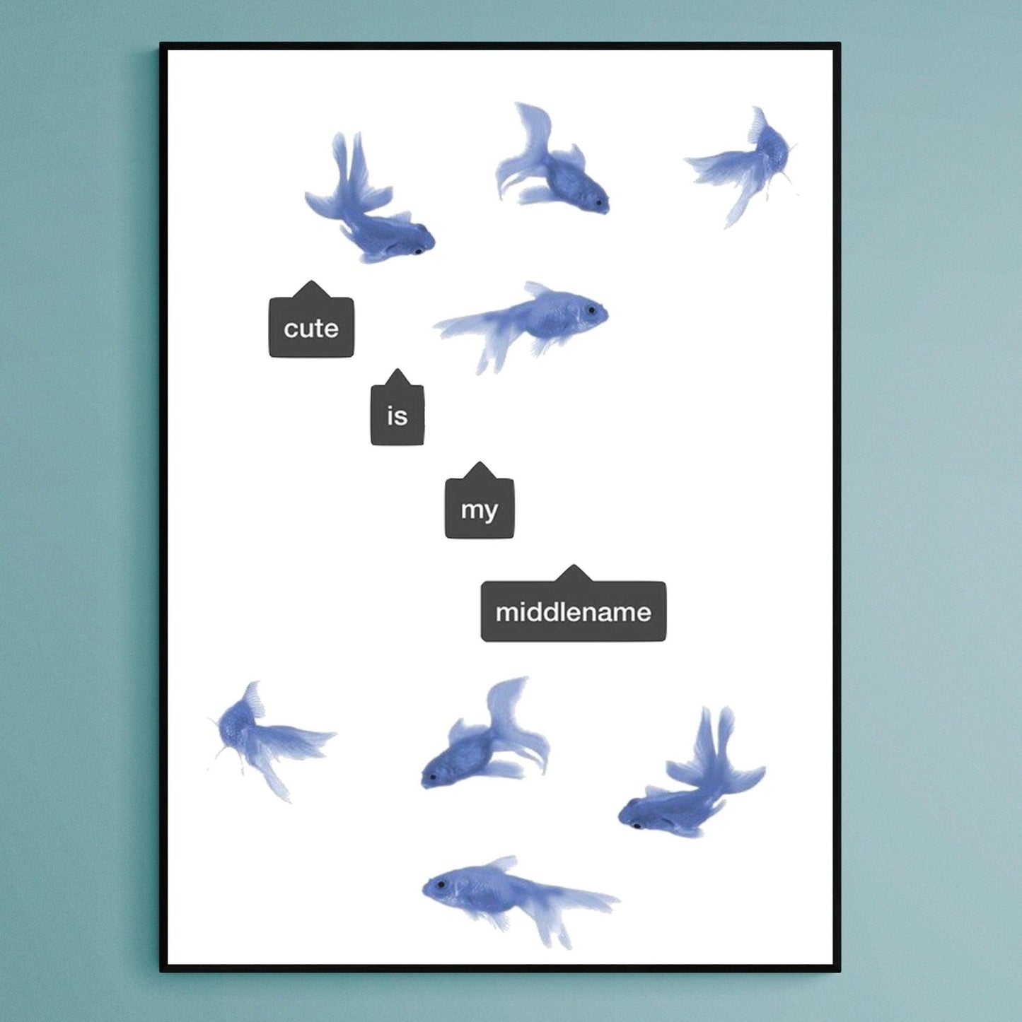 Cute Fish Colourful Print - 98types