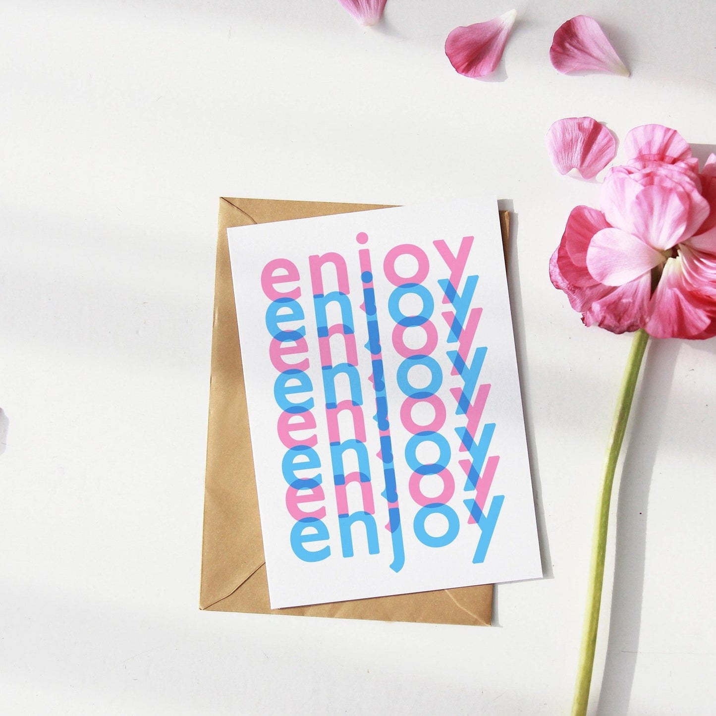 Enjoy Enjoy Enjoy Motivational Prints - 98types