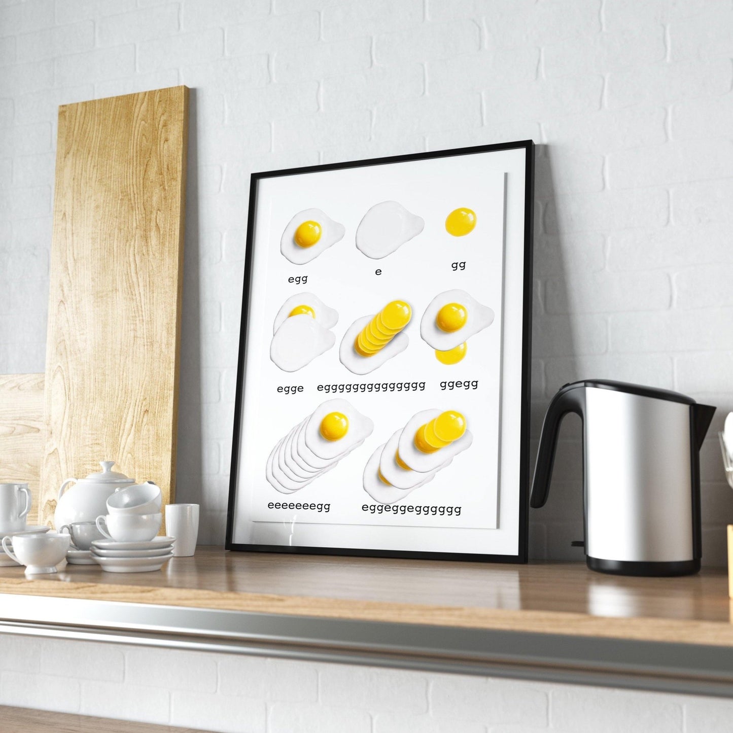 Funny Eggs Motivational Print - 98types