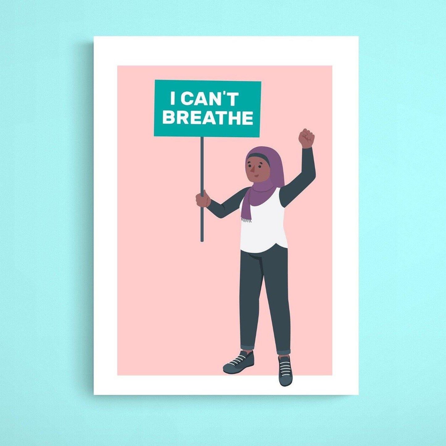 I Can't Breathe Black Lives Matter Movement Print - 98types