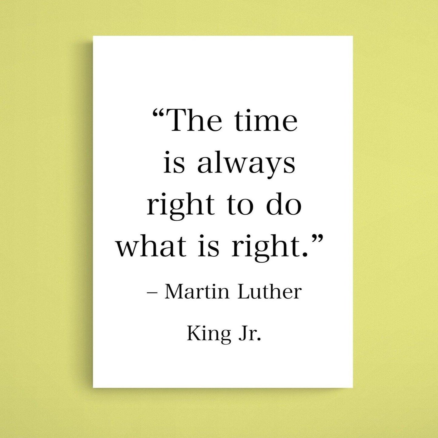 Martin Luther King Quote Print - 98types