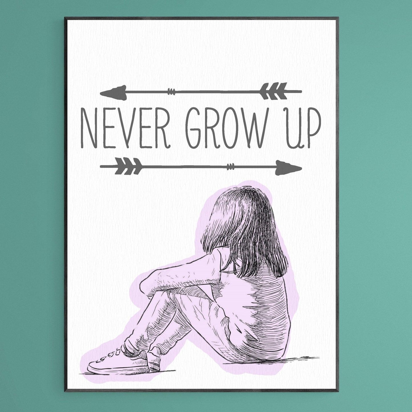 Never grow up Print - 98types