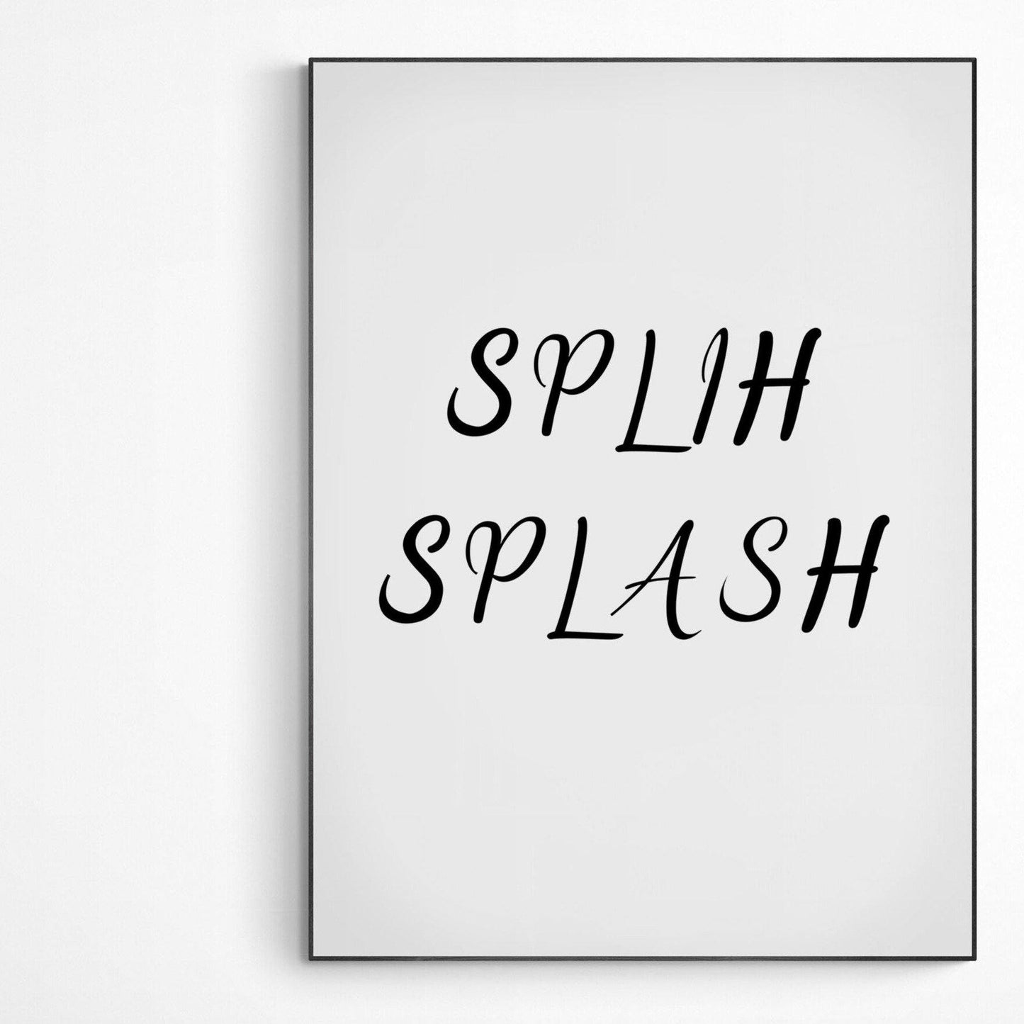 Splish Splash Bathroom Prints - 98types