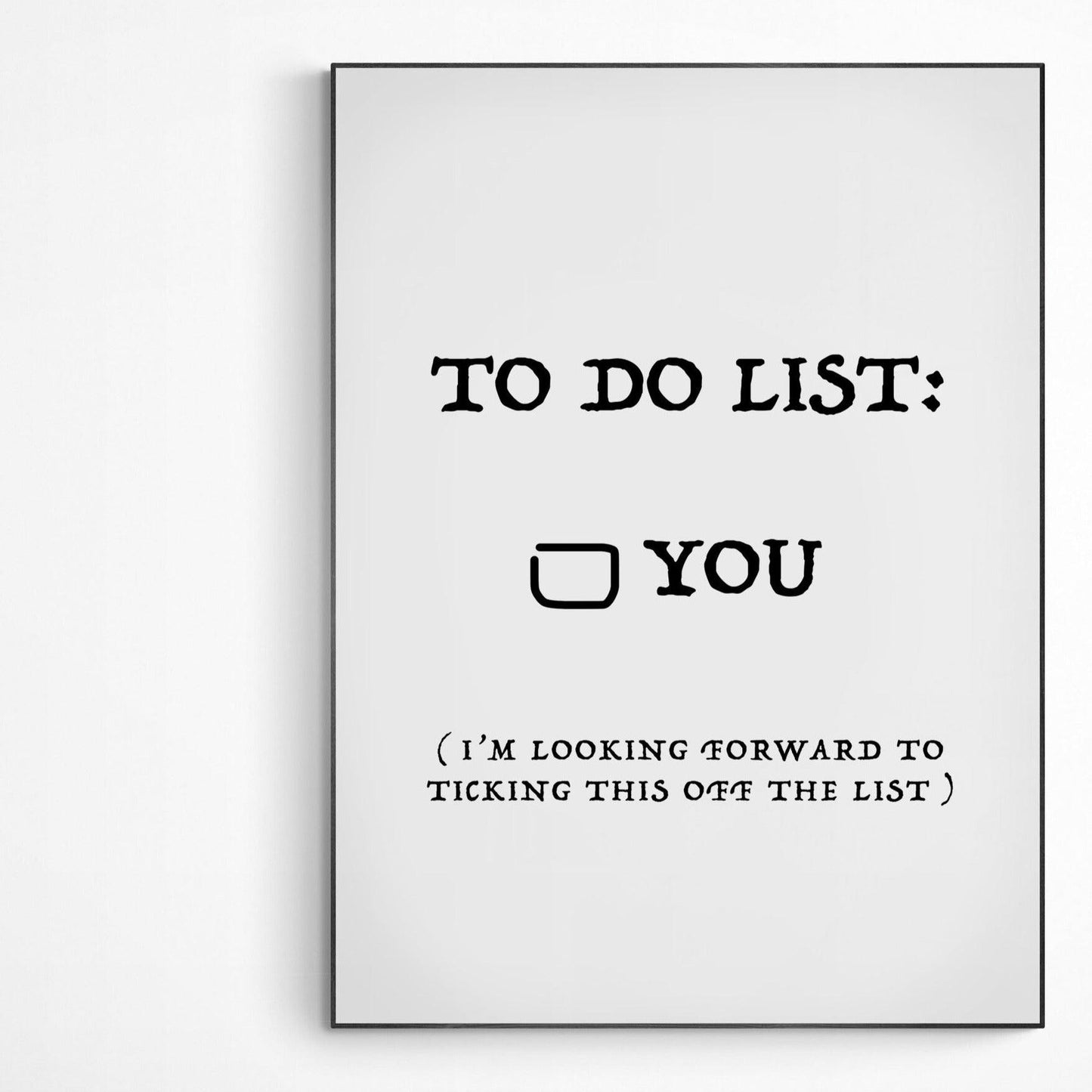 To Do List YOU Print - 98types