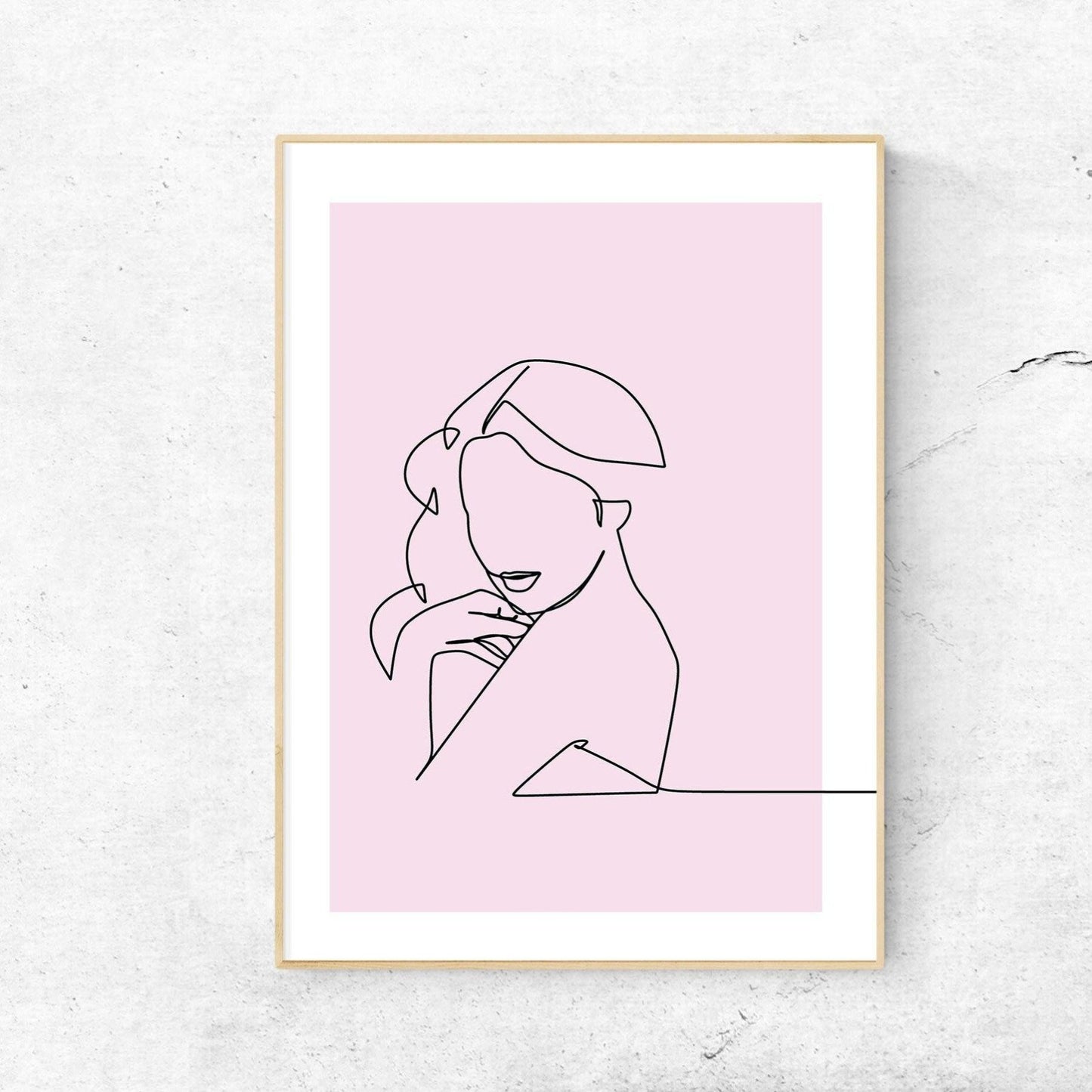 The inner beauty Line Art Print - 98typesLine Art