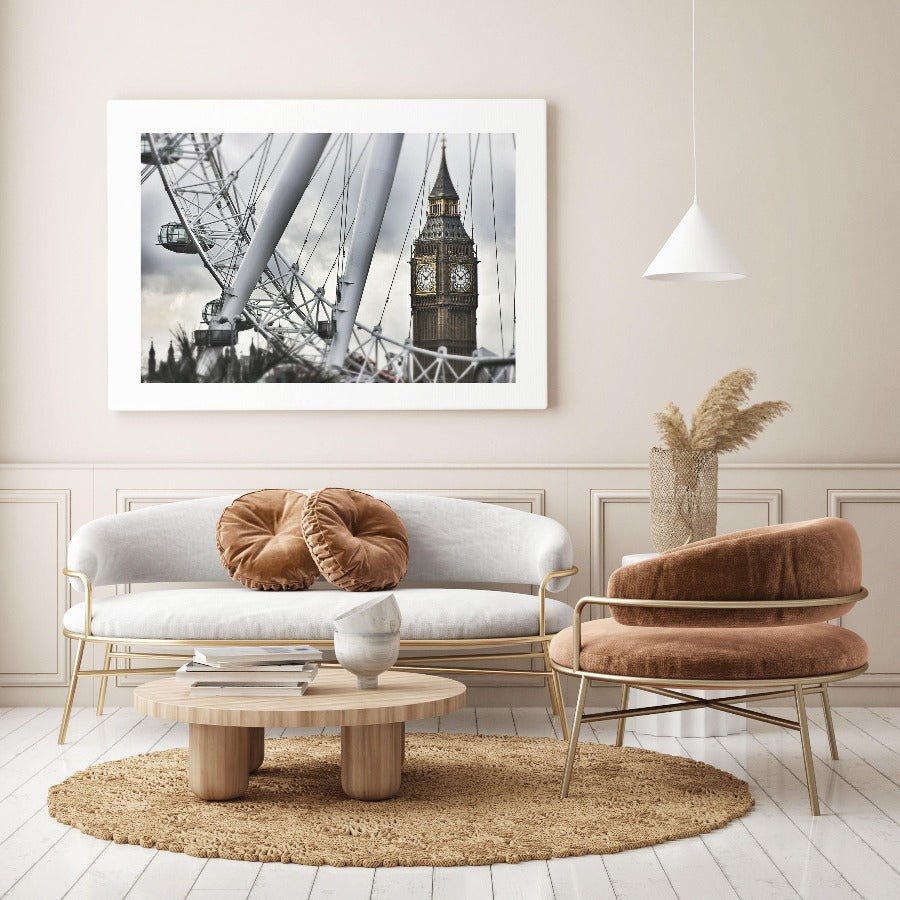 Big Ben And The London Eye Poster - 98typesLONDON PHOTOS